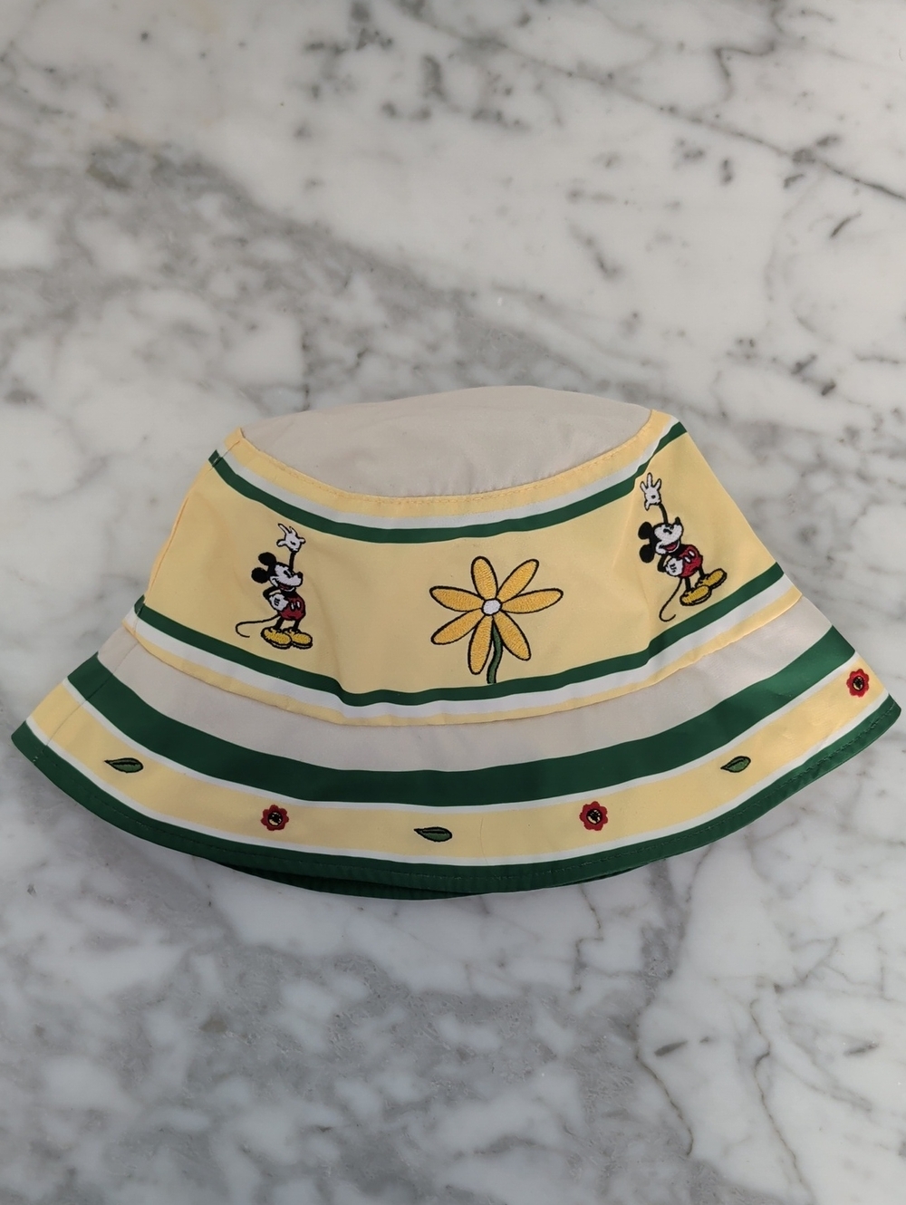 Mickey Mouse Yellow Sunflower Bucket Hat